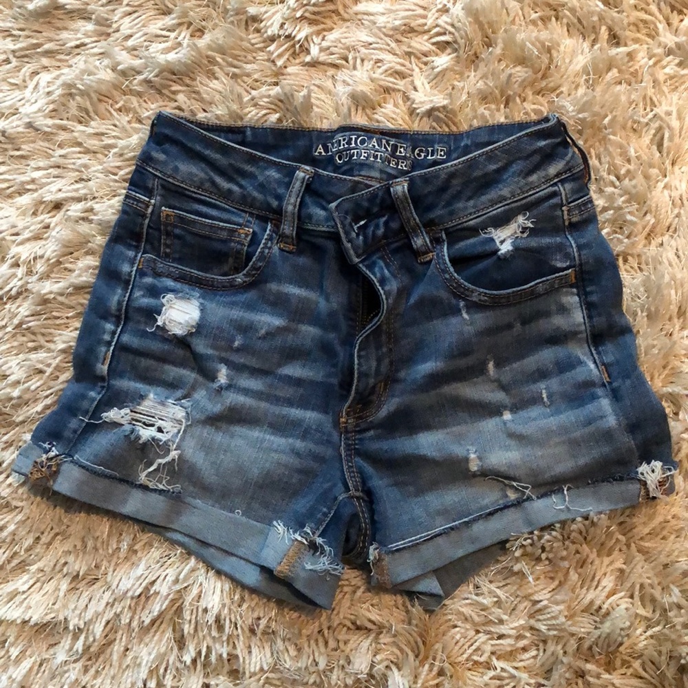 American eagle jean shorts